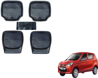 MOCKHE PVC (Polyvinyl Chloride) Standard Mat For  Maruti Suzuki Alto 800(Black)