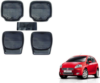 MOCKHE PVC (Polyvinyl Chloride) Standard Mat For  Fiat Punto(Black)