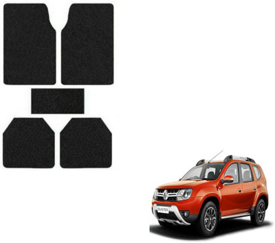 MOCKHE Rubber, Plastic Standard Mat For  Renault Duster(Black)