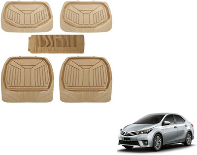 MOCKHE PVC (Polyvinyl Chloride) Standard Mat For  Toyota Altis(Beige)