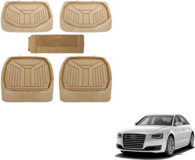 MOCKHE PVC (Polyvinyl Chloride) Standard Mat For  Audi A8(Beige)