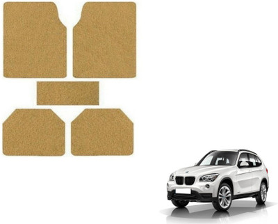MOCKHE Rubber, Plastic Standard Mat For  BMW X1(Beige)