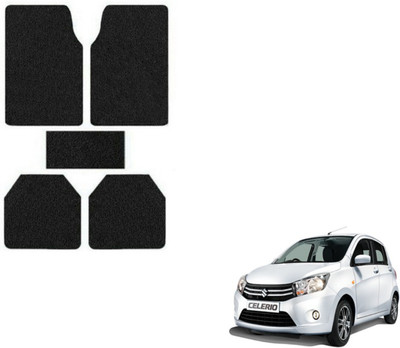 MOCKHE Rubber, Plastic Standard Mat For  Maruti Suzuki Celerio(Black)