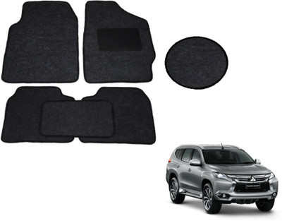 MOCKHE Fabric Standard Mat For  Mitsubishi Pajero Sport(Black)
