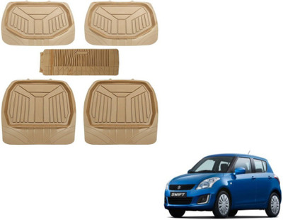 MOCKHE PVC (Polyvinyl Chloride) Standard Mat For  Maruti Suzuki New Swift(Beige)