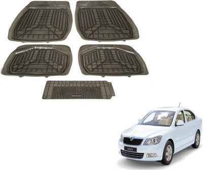 MOCKHE PVC (Polyvinyl Chloride) Standard Mat For  Skoda Laura(Grey)