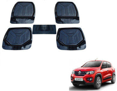 MOCKHE PVC (Polyvinyl Chloride) Standard Mat For  Renault Kwid(Black)