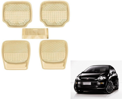 MOCKHE PVC (Polyvinyl Chloride) Standard Mat For  Fiat Punto Evo(Beige)