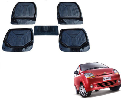 MOCKHE PVC (Polyvinyl Chloride) Standard Mat For  Chevrolet Spark(Black)