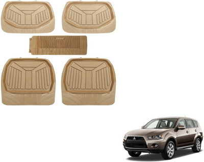 MOCKHE PVC (Polyvinyl Chloride) Standard Mat For  Mitsubishi Outlander(Beige)
