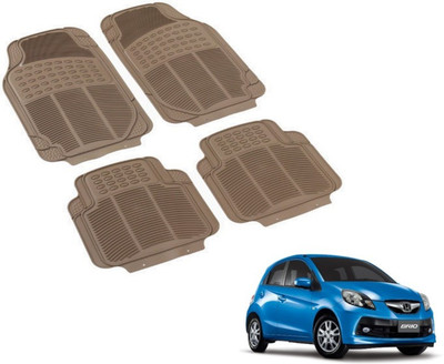 MOCKHE PVC (Polyvinyl Chloride) Standard Mat For  Honda Brio(Beige)
