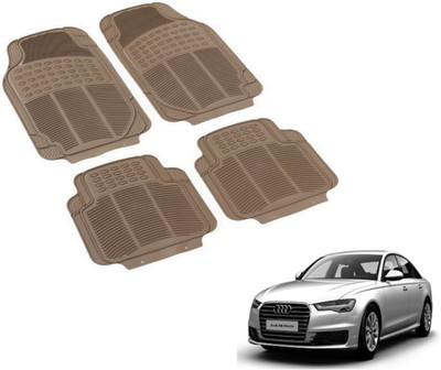 MOCKHE PVC (Polyvinyl Chloride) Standard Mat For  Audi A6(Beige)