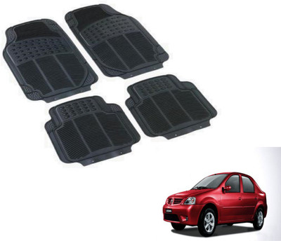 MOCKHE PVC (Polyvinyl Chloride) Standard Mat For  Mahindra Logan(Black)