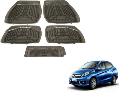 MOCKHE PVC (Polyvinyl Chloride) Standard Mat For  Honda Amaze(Grey)
