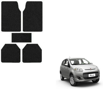 MOCKHE Rubber, Plastic Standard Mat For  Fiat Palio(Black)