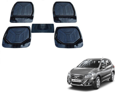 MOCKHE PVC (Polyvinyl Chloride) Standard Mat For  Maruti Suzuki S-Cross(Blue)