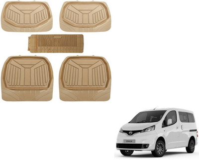 MOCKHE PVC (Polyvinyl Chloride) Standard Mat For  Nissan Evalia(Beige)
