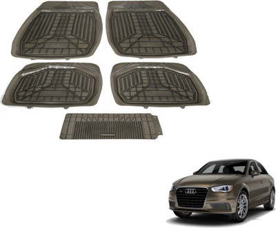 MOCKHE PVC (Polyvinyl Chloride) Standard Mat For  Audi A3(Grey)