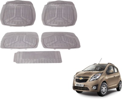 MOCKHE PVC (Polyvinyl Chloride) Standard Mat For  Chevrolet Beat(Grey)