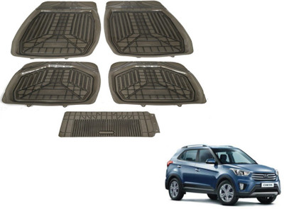 MOCKHE PVC (Polyvinyl Chloride) Standard Mat For  Hyundai Creta(Grey)