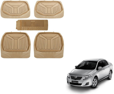 MOCKHE PVC (Polyvinyl Chloride) Standard Mat For  Toyota Corolla(Beige)
