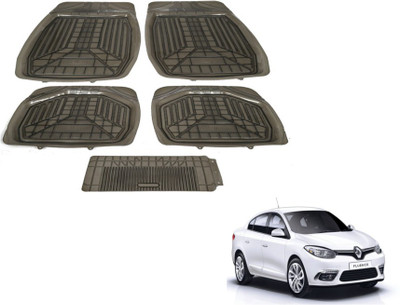 MOCKHE PVC (Polyvinyl Chloride) Standard Mat For  Renault Fluence(Grey)