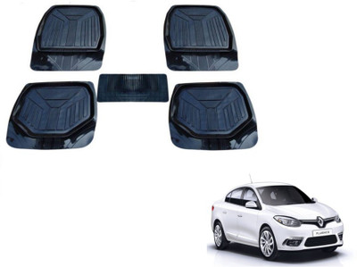 MOCKHE PVC (Polyvinyl Chloride) Standard Mat For  Renault Fluence(Black)