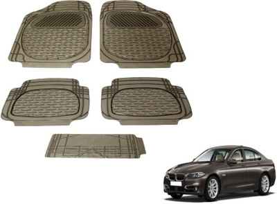 MOCKHE PVC (Polyvinyl Chloride) Standard Mat For  BMW 5 Series(Grey)