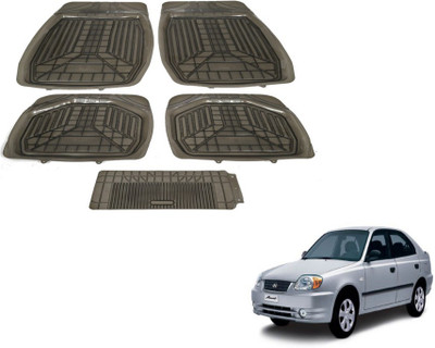 MOCKHE PVC (Polyvinyl Chloride) Standard Mat For  Hyundai Accent(Grey)