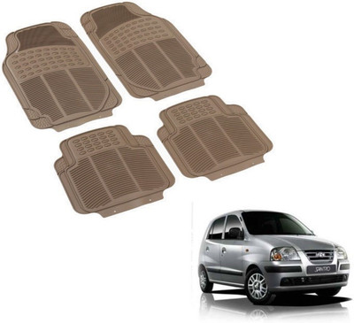 MOCKHE PVC (Polyvinyl Chloride) Standard Mat For  Hyundai Santro(Beige)