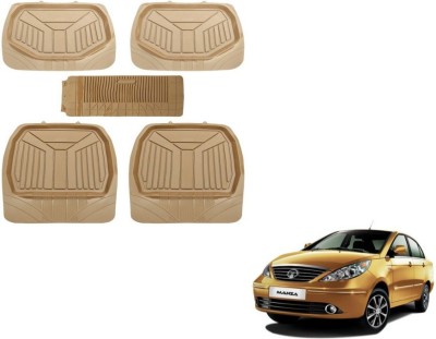 MOCKHE PVC (Polyvinyl Chloride) Standard Mat For  Tata Manza(Beige)