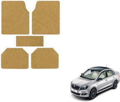 MOCKHE Plastic, Rubber Standard Mat For  Skoda Rapid(Beige)