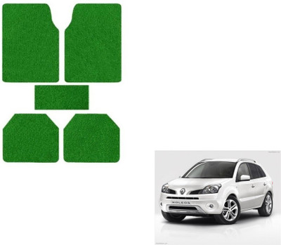 MOCKHE Plastic, Rubber Standard Mat For  Renault Koleos(Green)