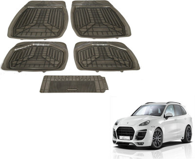 MOCKHE PVC (Polyvinyl Chloride) Standard Mat For  Porsche Cayenne(Grey)