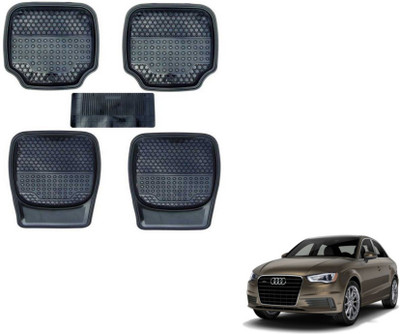 MOCKHE PVC (Polyvinyl Chloride) Standard Mat For  Audi A3(Black)