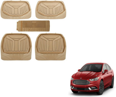 MOCKHE PVC (Polyvinyl Chloride) Standard Mat For  Universal For Car(Beige)