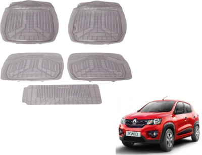 MOCKHE PVC (Polyvinyl Chloride) Standard Mat For  Renault Kwid(Clear)