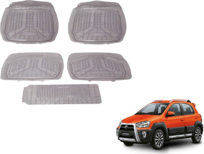 MOCKHE PVC (Polyvinyl Chloride) Standard Mat For  Toyota Etios Cross(Clear)