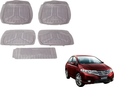 MOCKHE PVC (Polyvinyl Chloride) Standard Mat For  Honda City(Clear)