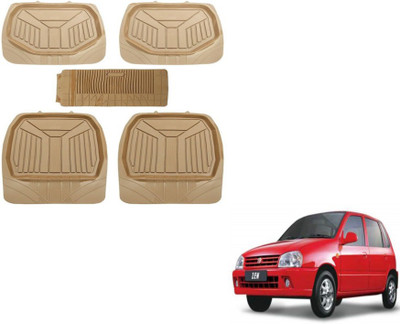 MOCKHE PVC (Polyvinyl Chloride) Standard Mat For  Maruti Suzuki Zen(Beige)