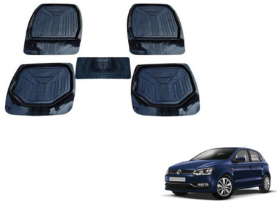 MOCKHE PVC (Polyvinyl Chloride) Standard Mat For  Volkswagen Polo(Black)