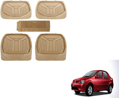 MOCKHE PVC (Polyvinyl Chloride) Standard Mat For  Mahindra Logan(Beige)