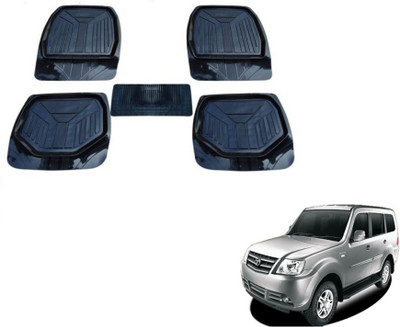 MOCKHE PVC (Polyvinyl Chloride) Standard Mat For  Tata Sumo Grand(Black)