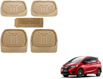 MOCKHE PVC (Polyvinyl Chloride) Standard Mat For  Honda Jazz(Beige)