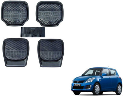 MOCKHE PVC (Polyvinyl Chloride) Standard Mat For  Maruti Suzuki New Swift(Black)