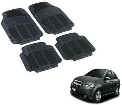 MOCKHE PVC (Polyvinyl Chloride) Standard Mat For  Chevrolet Aveo(Black)