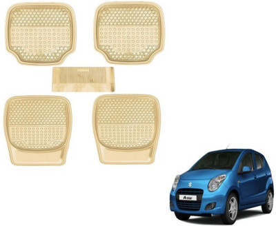 MOCKHE PVC (Polyvinyl Chloride) Standard Mat For  Maruti Suzuki A-Star(Beige)