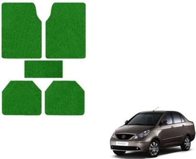 MOCKHE Rubber, Plastic Standard Mat For  Tata Indigo CS(Green)