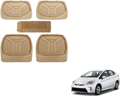 MOCKHE PVC (Polyvinyl Chloride) Standard Mat For  Toyota Prius(Beige)