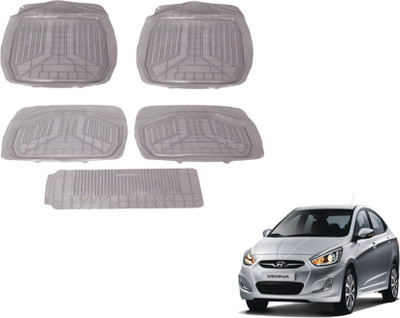 MOCKHE PVC (Polyvinyl Chloride) Standard Mat For  Hyundai Fluidic Verna(Clear)